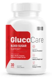 Gluco Care blood sugar support capsule bottle